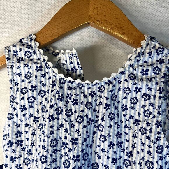 Disney Kids Girls Sleeveless Floral Ribbon Tie Dress Size 4/5 - Picture 8 of 12